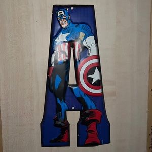 Captain America Superhero Metal Letter “A”